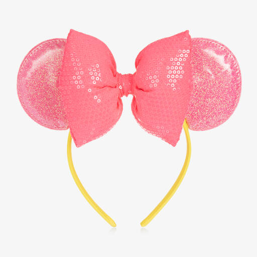 Billieblush-Girls Pink Minnie Mouse Hairband | Childrensalon