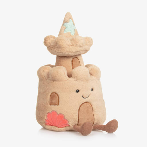 Jellycat-Beige Sandcastle Soft Toy (27cm) | Childrensalon