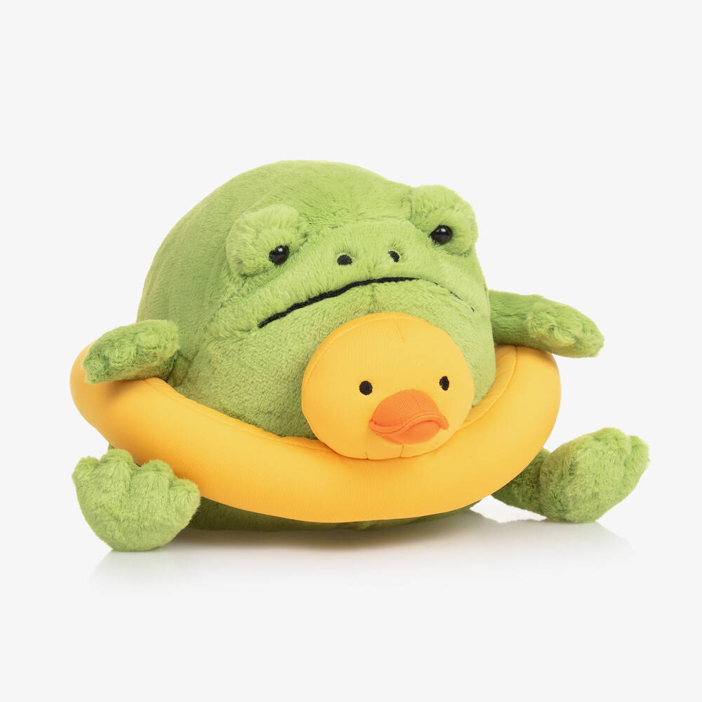 Jellycat - Ricky Rain Frog in a Rubber Ring (25cm) | Childrensalon