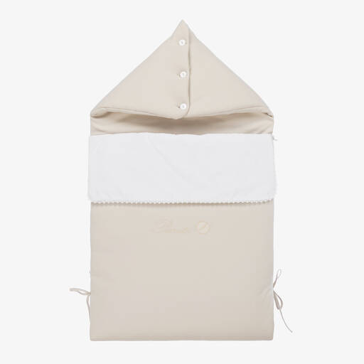 Pureté Du... Bébé-Beige Cotton Baby Nest (86cm) | Childrensalon