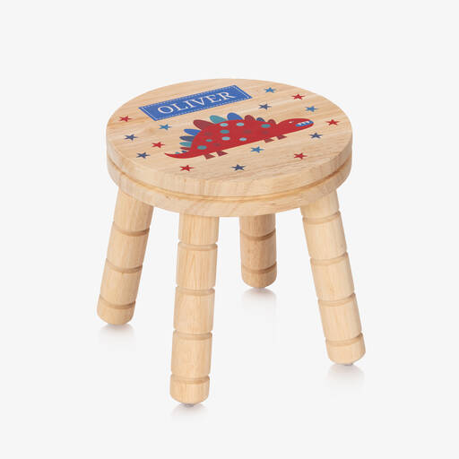 Treat Republic-Personalised Wooden Dinosaur Stool | Childrensalon