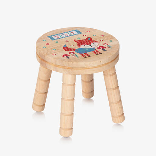 Treat Republic-Personalised Wooden Fox Stool | Childrensalon