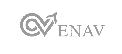 ENAV logo in grey color