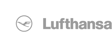 Lufthansa logo in grey color